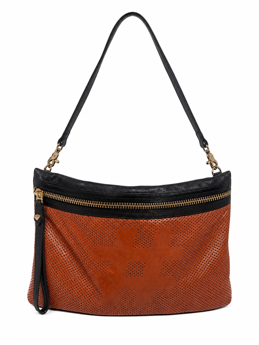 Botkier Perforated Leather Shoulder Bag